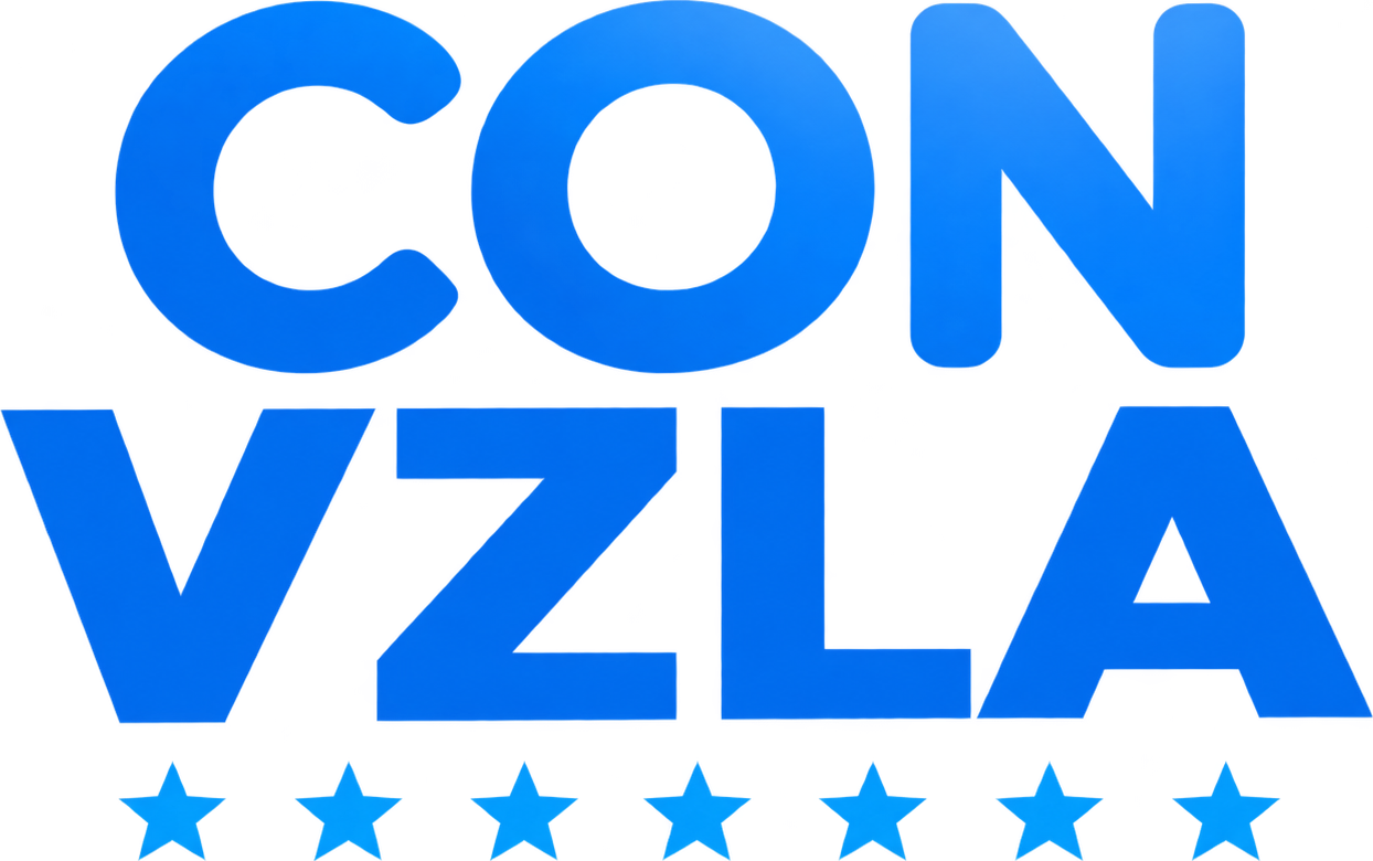 CON VZLA, emblema relacionado con la campaña y movilización política